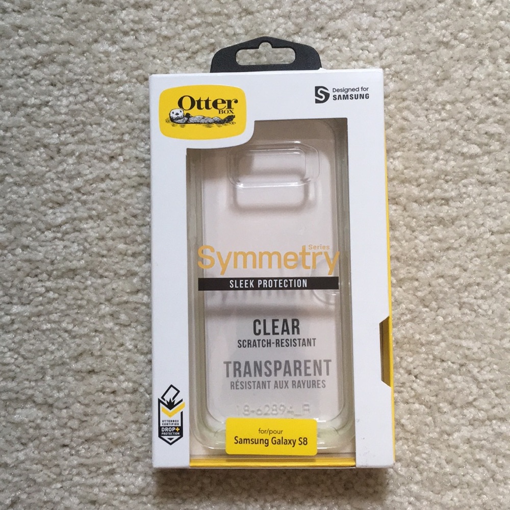 OtterBox Clear Symmetry Phone Cover for Galaxy S8